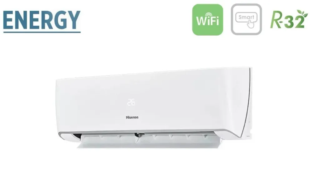 Hisense Trial Split Inverter Climatiseur ENERGY série 9+9+12 avec 3AMW72U4RFA R-32 Wi-Fi intégré 9000+9000+12000