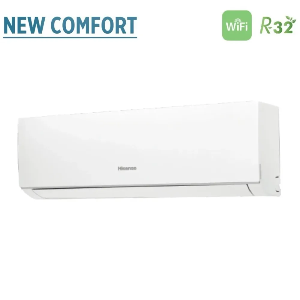 Hisense Trial Split Inverter Climatiseur New Comfort Series 7 + 9 + 9 Avec 3amw52u4rja R-32 Wi-Fi en option 7000 + 9000 +...