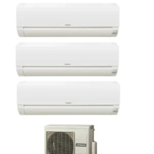Hitachi Trial Split Inverter Climatisation Dodai Frostwash série 9000+9000+12000 avec RAM-53NE3F R-32 Wi-Fi en option - NO...