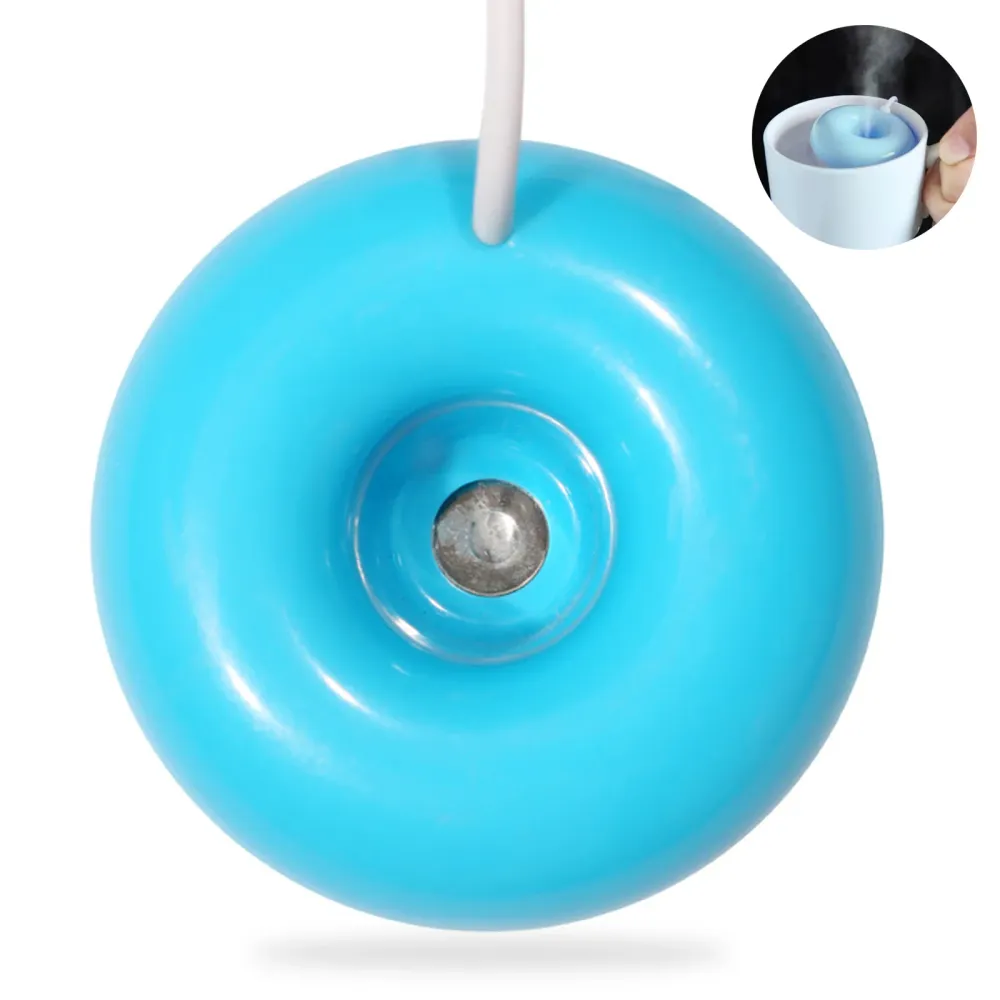 TD® Home Office USB Mini donuts flottant dans l'humidificateur d'air purificateur d'eau bleu Diffuseur Traitement d'Air