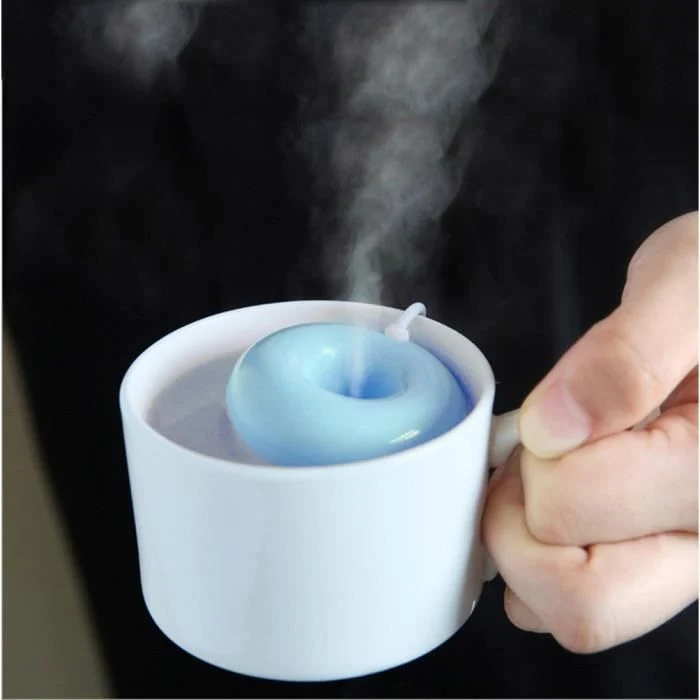 TD® Home Office USB Mini donuts flottant dans l'humidificateur d'air purificateur d'eau bleu Diffuseur Traitement d'Air