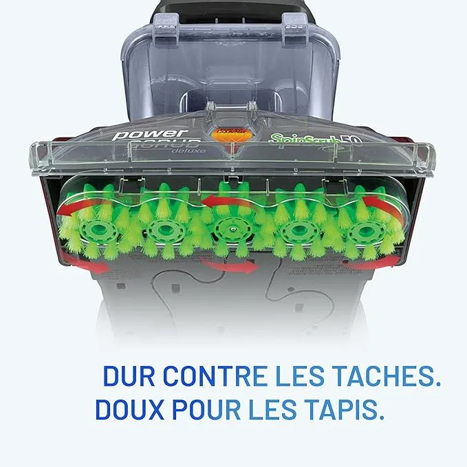 Hoover Power Scrub Deluxe – Nettoyeur de Tapis Professionnel avec Brosse SpinScrub (Boite ouverte)