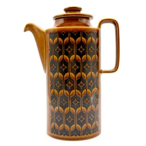 Poterie Hornsea (Angleterre) « Héritage » couleur Brun Automne, cafetière Hornsea Pottery