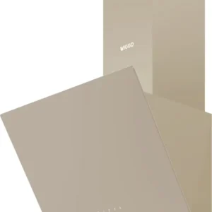 Hotte aspirante inclinée Wiggo WE-D532G(C) - 50 cm - Double vitrage crème