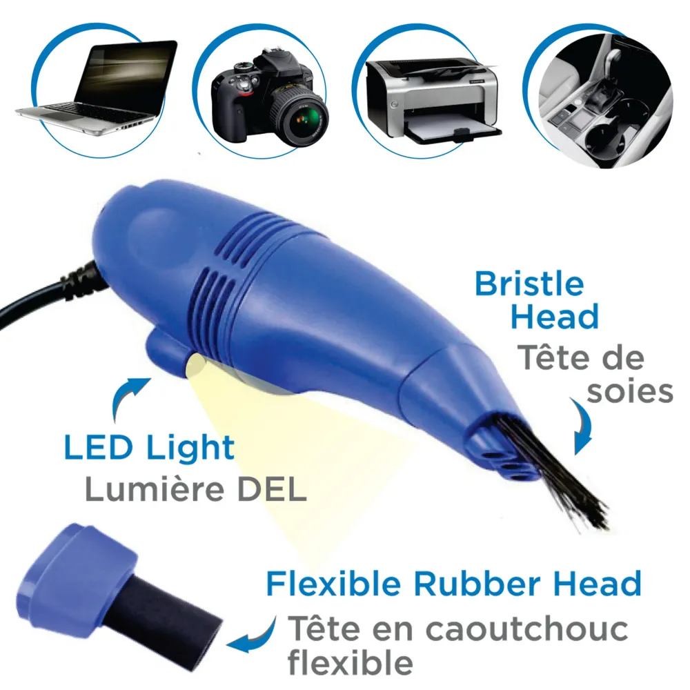 elink Aspirateur à Clavier USB Câble de 1.2m (4pi) HRS