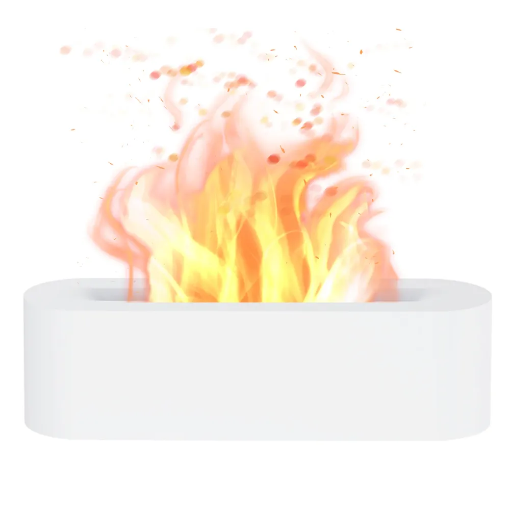 Humidificateur d'air 25,7x7x7,5cm 7 effets de lumière diffuseur huiles essentielles avec 150ml réservoir d'eau et 3 minute...