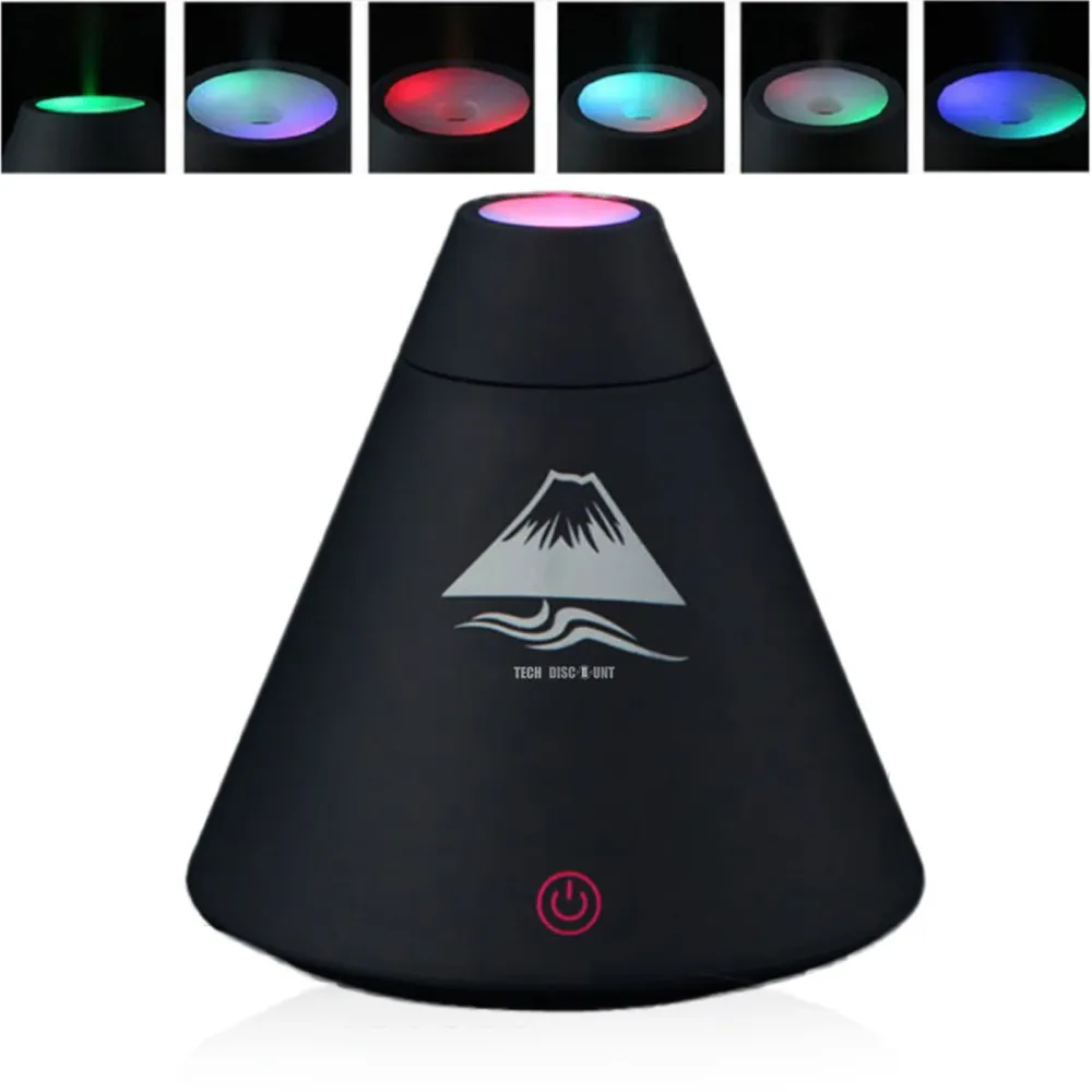 TD® humidificateur d'air maison chambre bébé radiateur silencieux huile essentielle volcan portable purificateur aromathér...