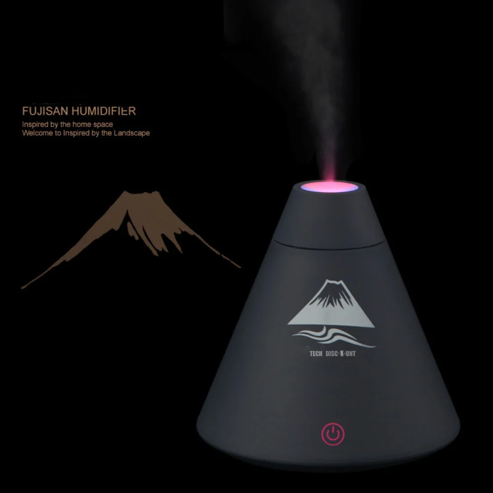 TD® humidificateur d'air maison chambre bébé radiateur silencieux huile essentielle volcan portable purificateur aromathér...