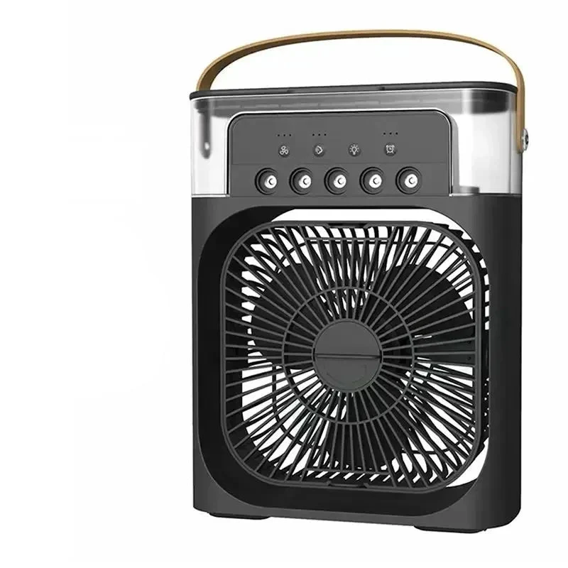 Humidificateur d'air mini USB 3 en 1 avec ventilateur rafraîchissant et veilleuse