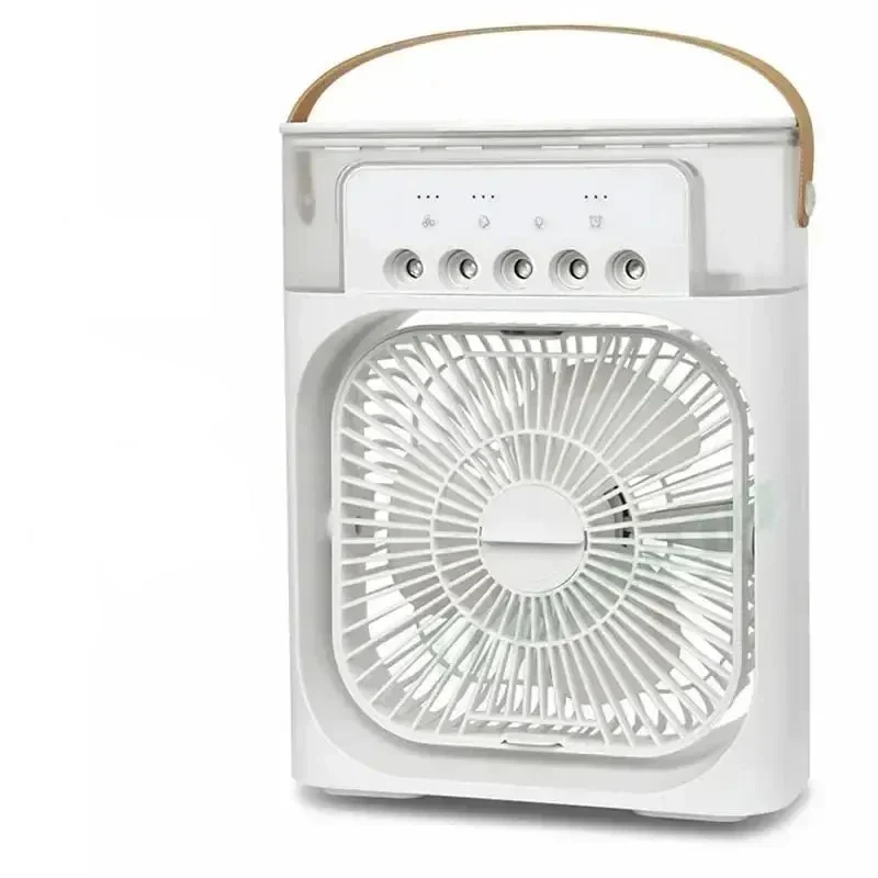 Humidificateur d'air mini USB 3 en 1 avec ventilateur rafraîchissant et veilleuse