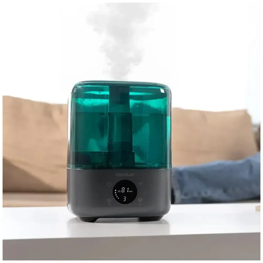 Humidificateur intelligent 300 ml par heure réservoir 4.5 litres air frais Breezecare 2900 Cecotec