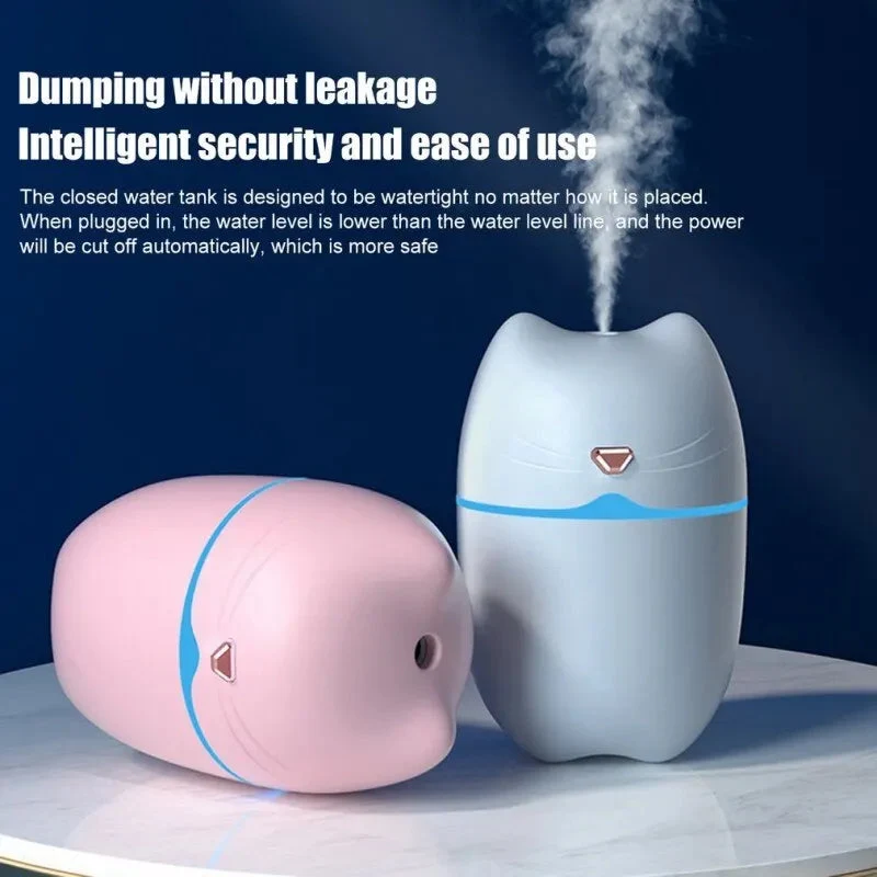 Humidificateur Mini Portable USB pour Bureau et Dortoir – Compact et Silencieux