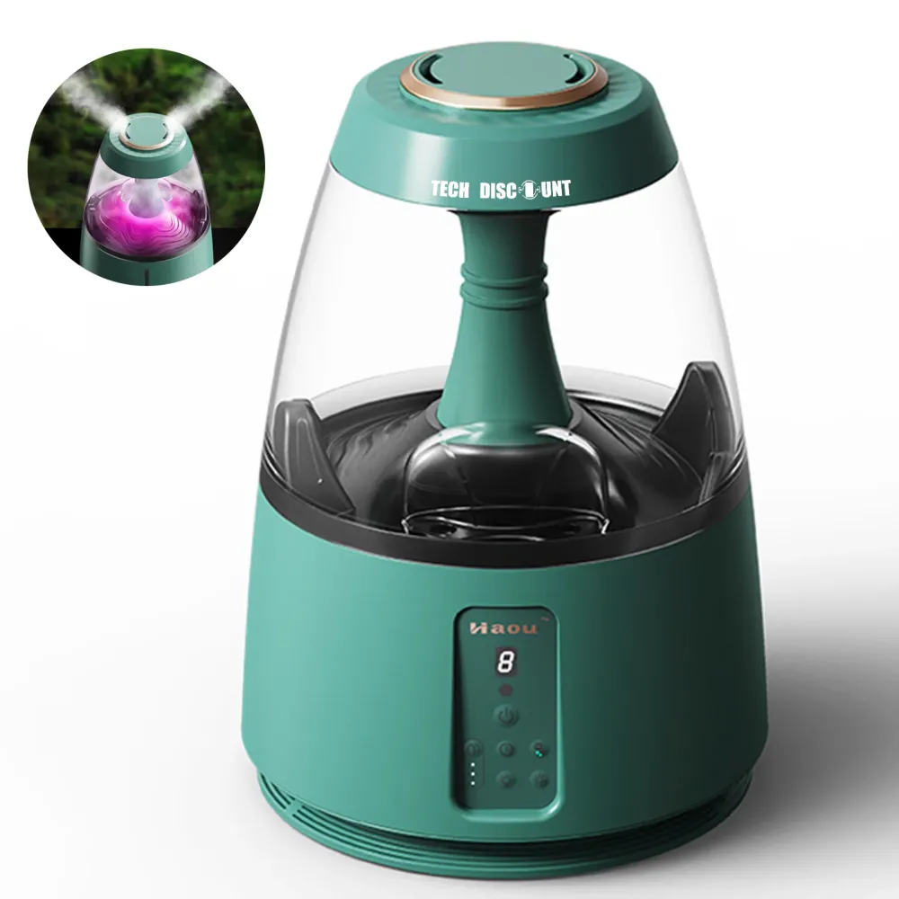 TD® Humidificateur purificateur d'air à ions négatifs désinfection UV dépoussiérage pulvérisation de méthanol ménage porta...