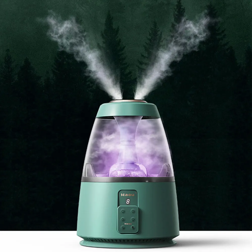 TD® Humidificateur purificateur d'air à ions négatifs désinfection UV dépoussiérage pulvérisation de méthanol ménage porta...