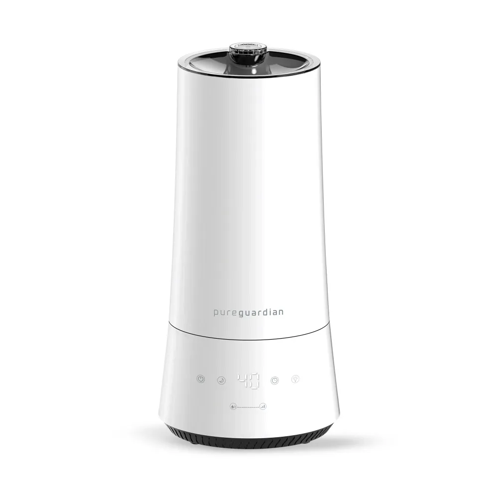 Humidificateur à ultrasons PureGuardian H997W 90 heures avec hygrostat, 1,6 gallon