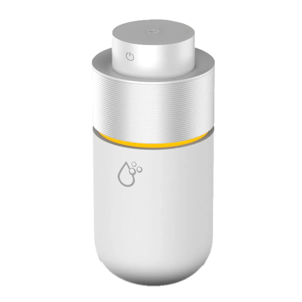 Humidificateur USB mini humidificateur 3w conception silencieuse capacité du réservoir d'eau 200ml atomisation 70x148mm bl...
