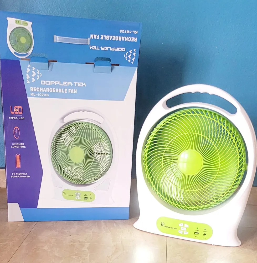 Abanico de Bateria Recargable de 12" IB STORE