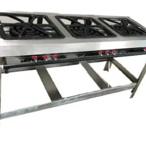Estufa comercial de 3 Quemadores de 3 Válvulas parrilla 16 IB STORE