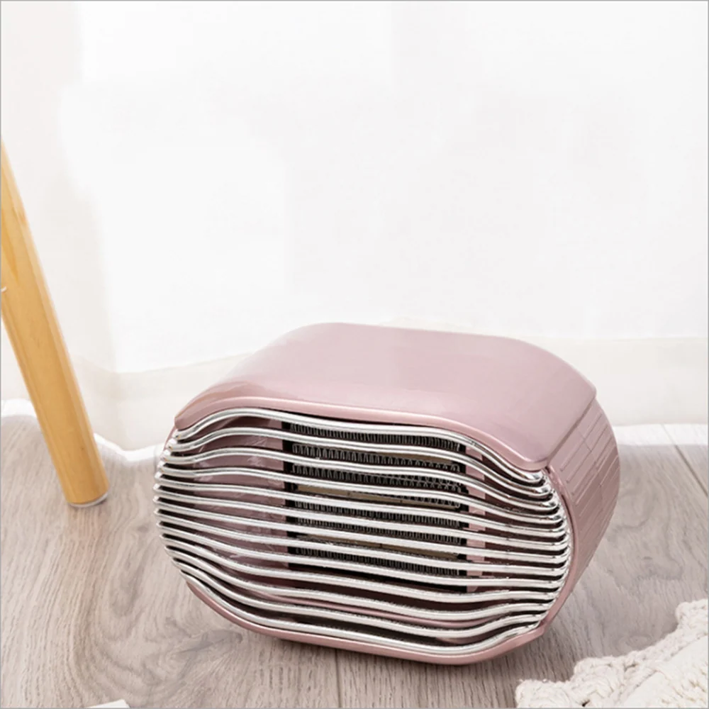 INN® Mini radiateur de bureau en racine de lotus et poudre de lotus, petit radiateur domestique, radiateur de dortoir de b...