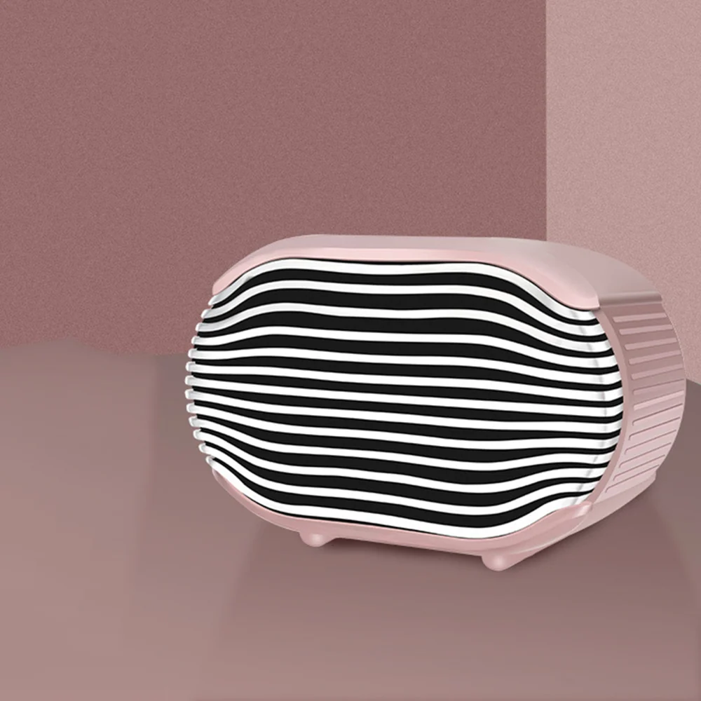 INN® Mini radiateur de bureau en racine de lotus et poudre de lotus, petit radiateur domestique, radiateur de dortoir de b...