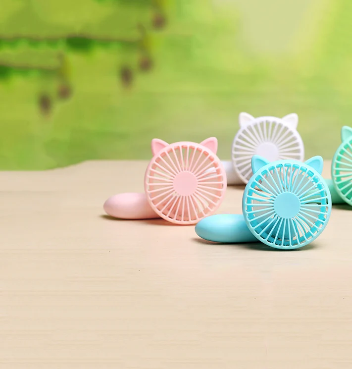 INN® Mini Ventilateur, Ventilateur à Main Portatif Ventilateur usb Silencieux Ventilateur de Poche à Piles - Rose