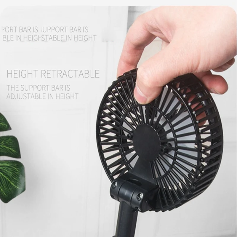 INN® Petit ventilateur rétractable pliable de chargement USB Mini ventilateur de bureau portable pour étudiant Ventilateur...