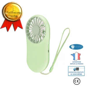 INN® Poche USB silencieux petit ventilateur Portable ventilateur de poche Purification d'air Portable Mini ventilateur de...
