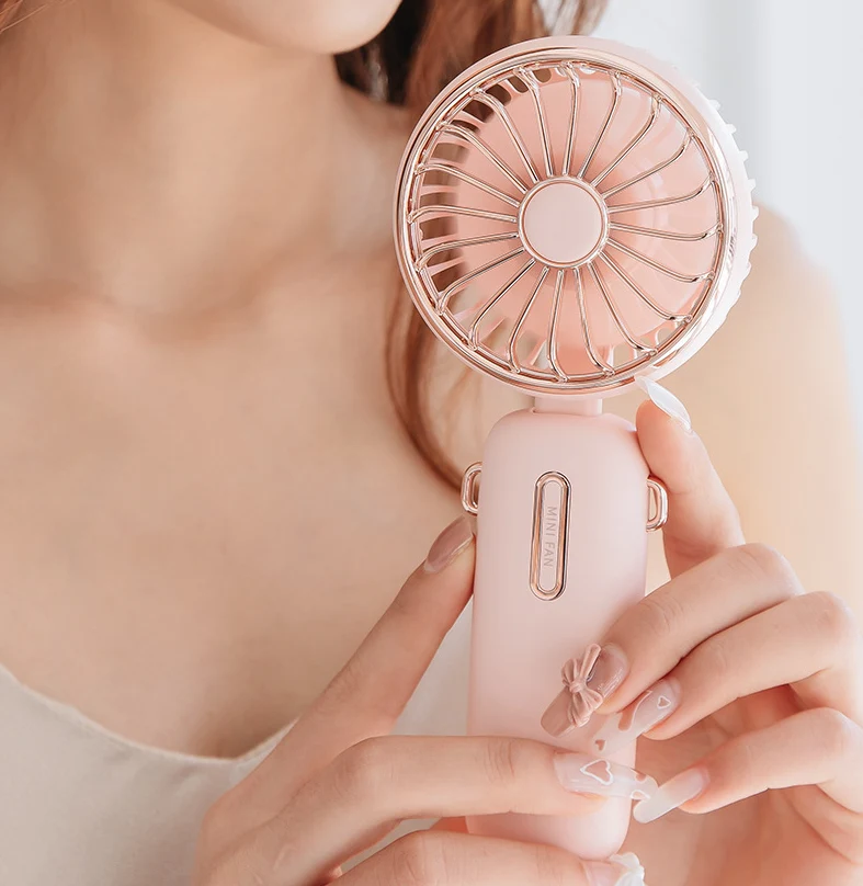 INN® USB Mini Ventilateur Mini Ventilateur Portable 3 Engrenages Ventilateur Portatif avec Lanière Détachable Petit Ventil...