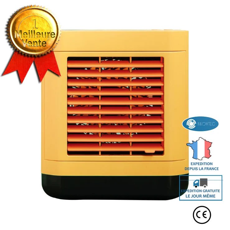 INN® Ventilateur refroidi à l'eau à ions négatifs USB ventilateur de climatisation de bureau portable rechargeable ventila...