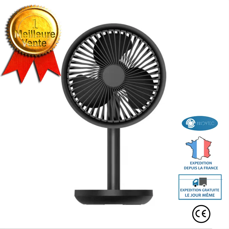 INN® Ventilateur silencieux automatique secouant la tête du ventilateur Portable Mini Desktop Chargeur USB créatif Ventila...