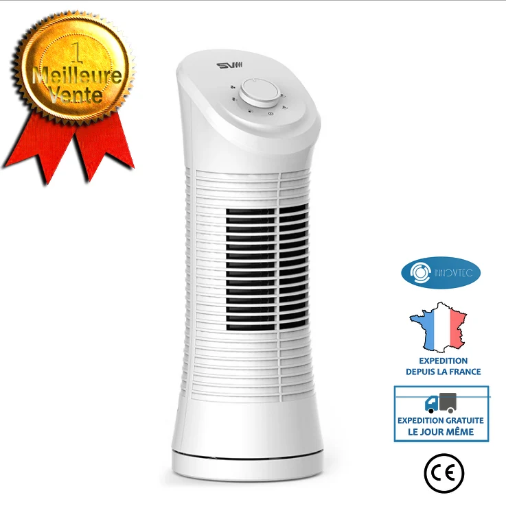 INN® Ventilateur tour Ventilateur mini petit ventilateur tour étudiant ventilateur électrique portable Type de colonne pet...