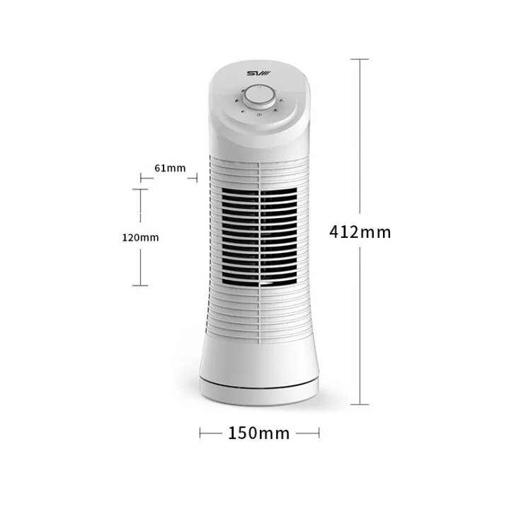 INN® Ventilateur tour Ventilateur mini petit ventilateur tour étudiant ventilateur électrique portable Type de colonne pet...
