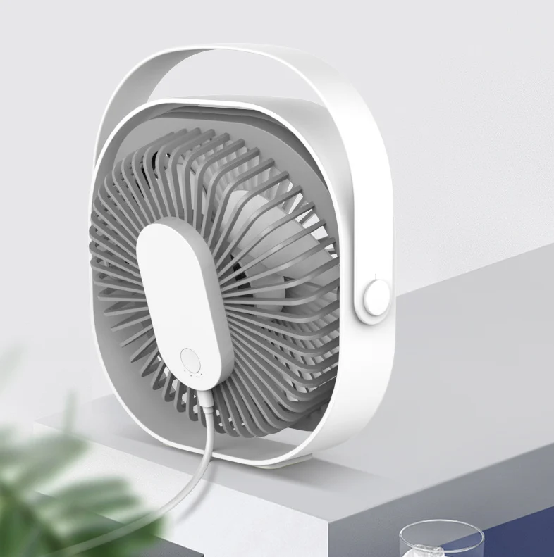 INN® Ventilateur USB, Mini Ventilateur, Ventilateur Rechargeable Silencieux Portable 360 ° Réglable 3 Modes Ventilateur de...