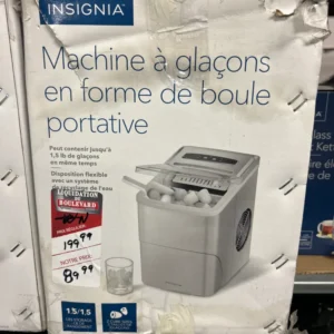Machine à glaçons portative d'Insignia (NS-IMP26SL0) - Argenté