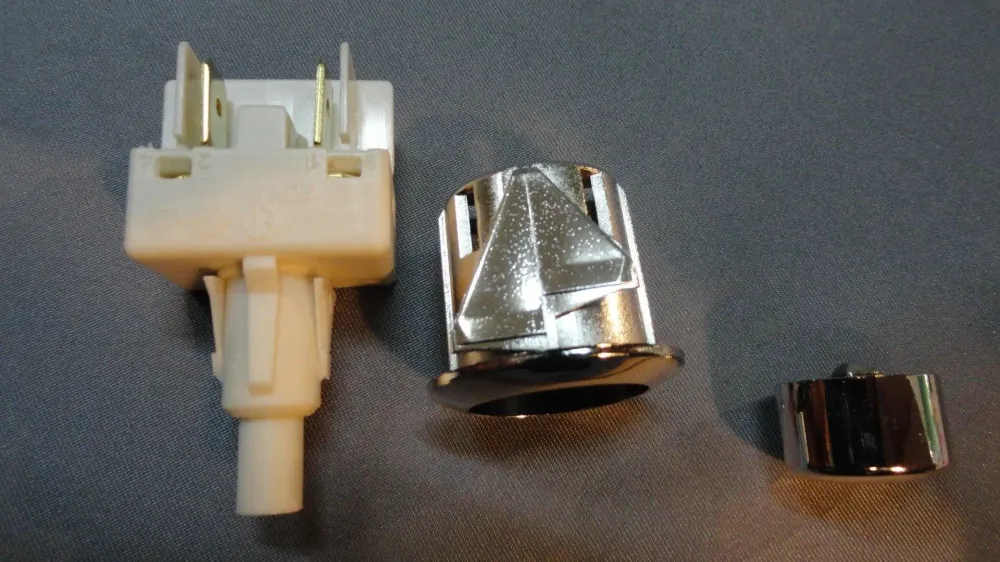 Interrupteur bipolaire ovale 16A, 250V, 4 contacts pour Lelit