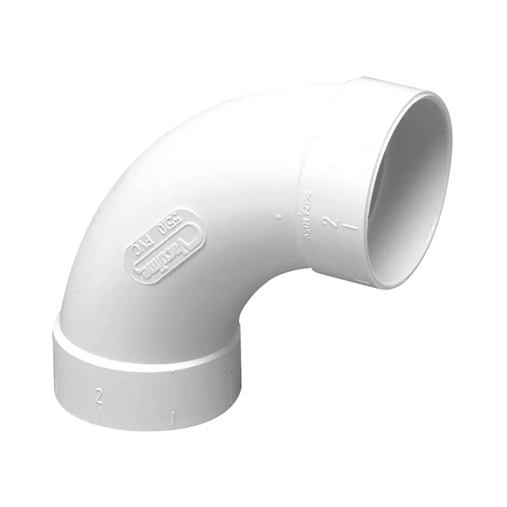 Coude long de 90° pour tuyau d'aspirateur central, 2" IPEX