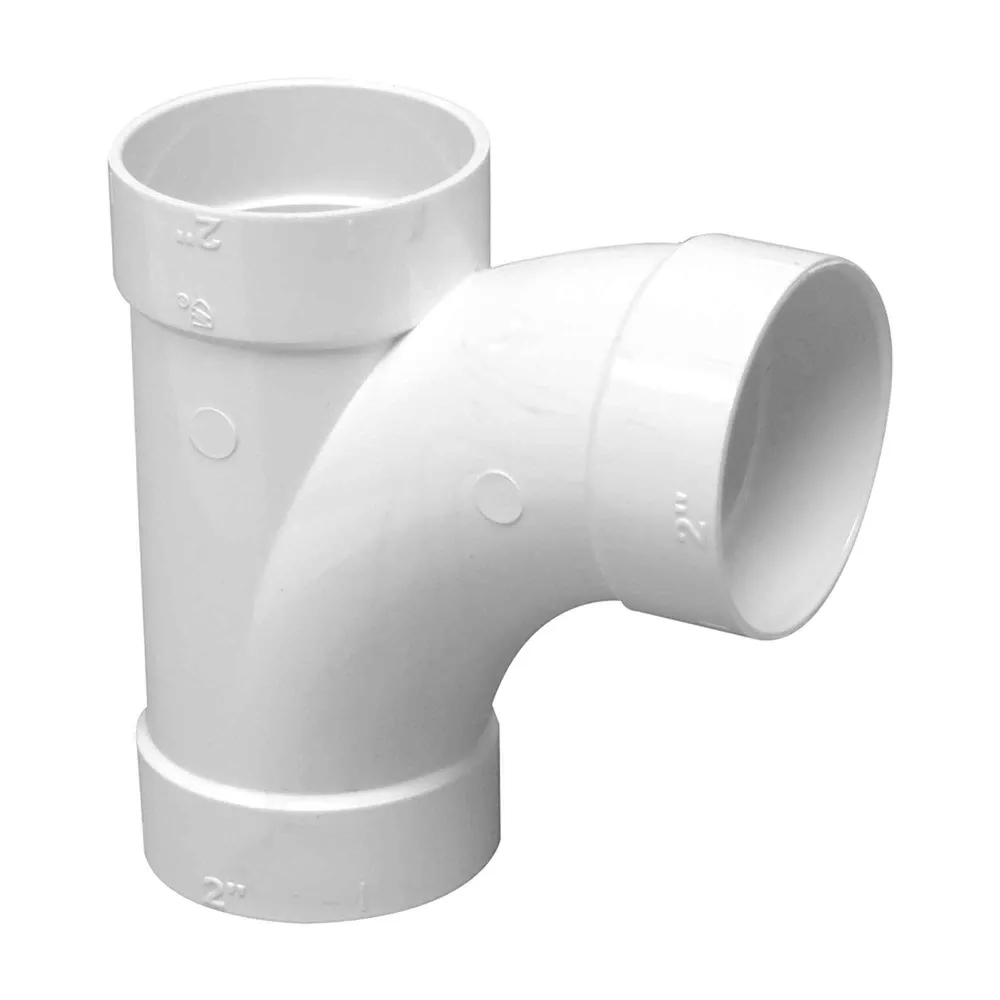 Raccord en ''T'' long pour tuyau d'aspirateur central, 2" IPEX