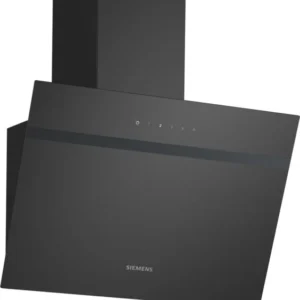 iQ100, Hotte murale, 60 cm, Noir avec finition en verre SIEMENS LC65KDK60