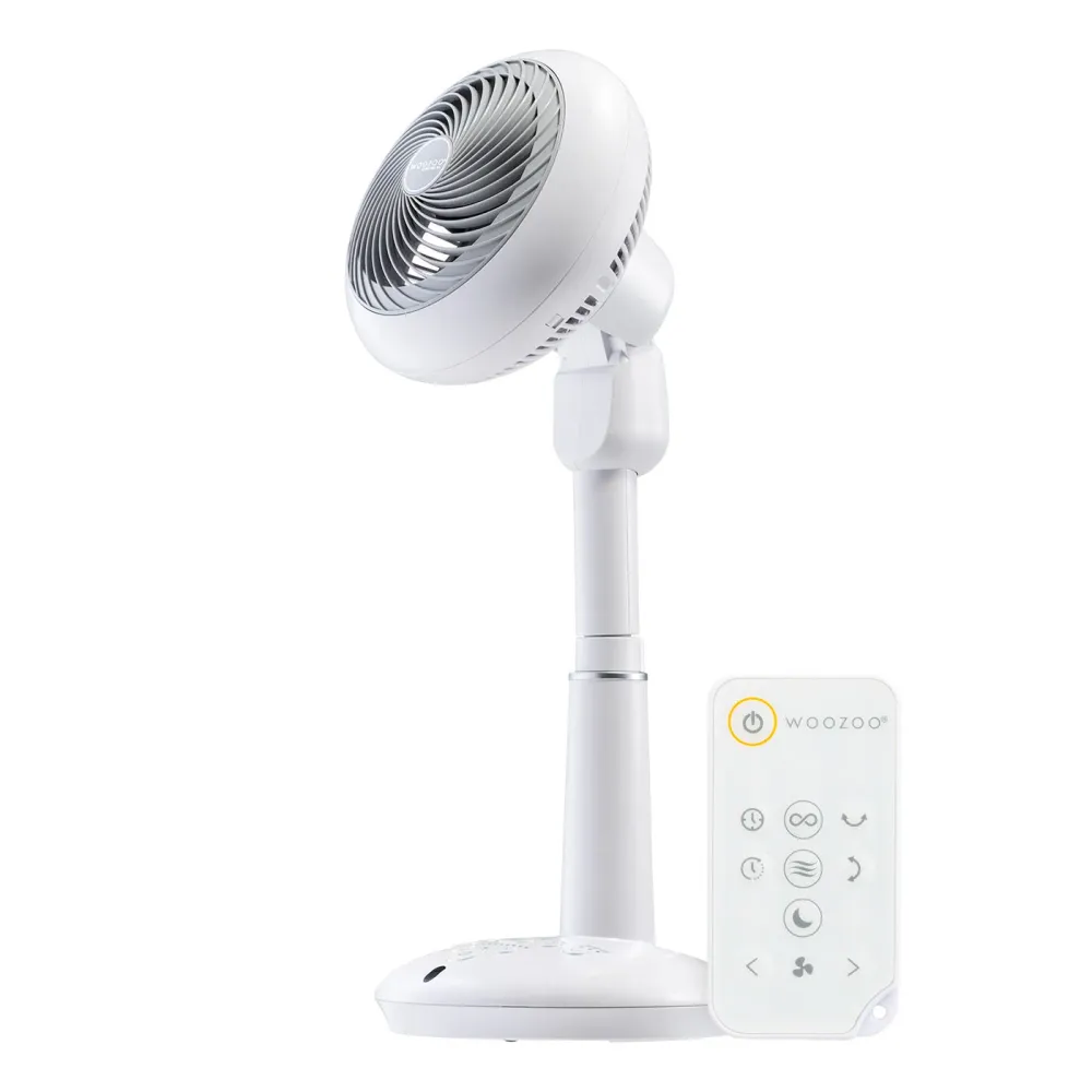 Ventilateur sur pied WOOZOO® 360 - Oscillation à 360°, moteur CC silencieux, télécommande IRIS USA, Inc.