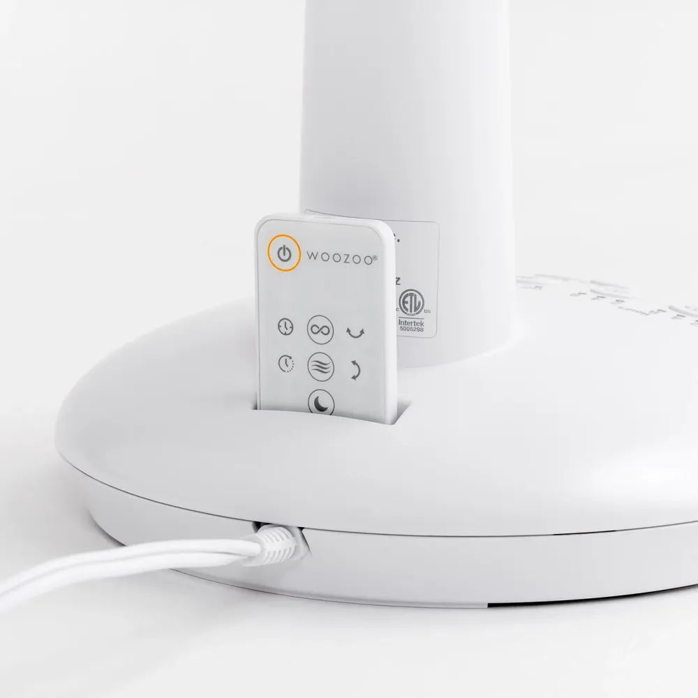 Ventilateur sur pied WOOZOO® 360 - Oscillation à 360°, moteur CC silencieux, télécommande IRIS USA, Inc.