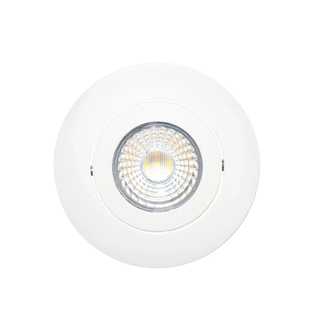 Encastré Multi Dir Led 3.5'' 7w/600l/5000k/dim/rond/blanc Jessar