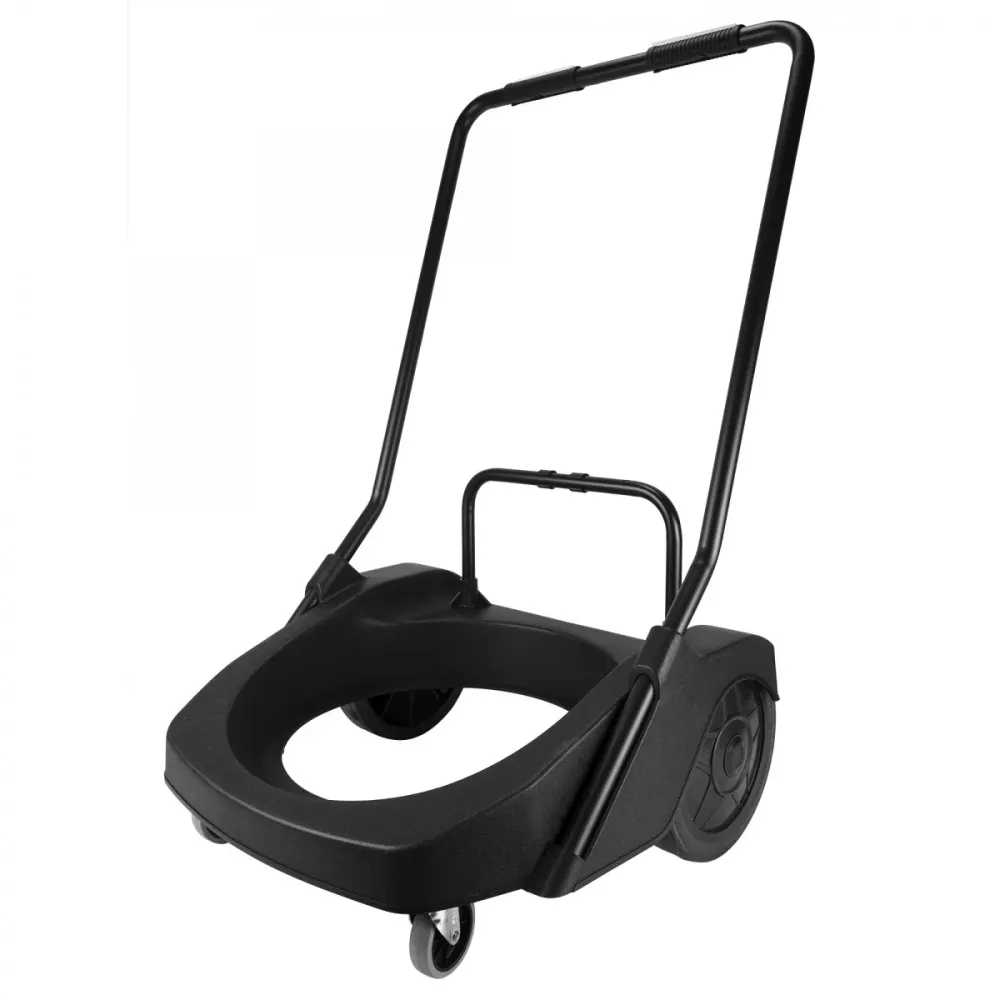 Aspirateur commercial sec et humide - capacité de 70 L (18,5 gal) - cuve en métal sur chariot - prise pour balai électriqu...