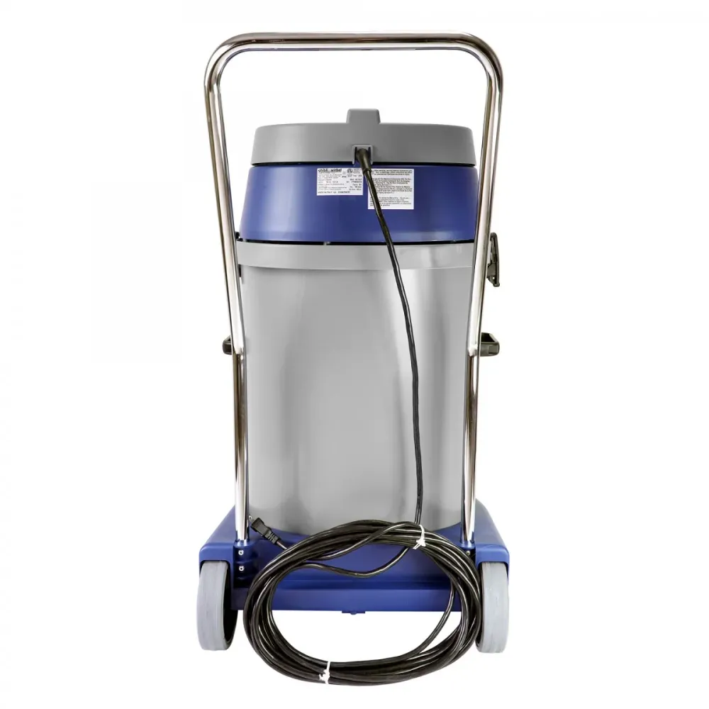 Aspirateur commercial sec et humide - capacité de 57 L (15 gal) - boyau de 3 m (10'') - manchons en métal - brosses et acc...