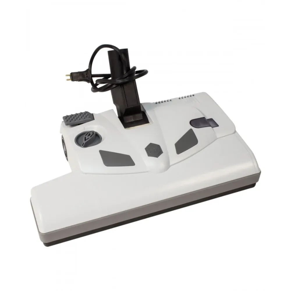 Balai électrique - largeur de 35,7 cm (14") - hauteur ajustable - blanc - courroie dentelée - rouleau-brosse en plastique...