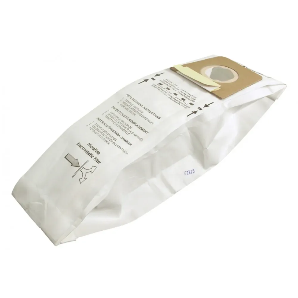 Sac microfiltre pour aspirateur Royal et Dirt Devil type U - paquet de 3 sacs - Envirocare 157 Johnny Vac