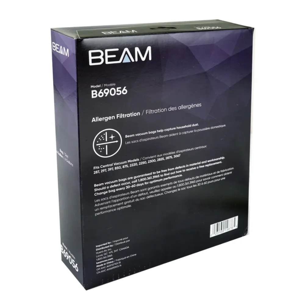 Sac Papier Beam B69056 Johnny Vac