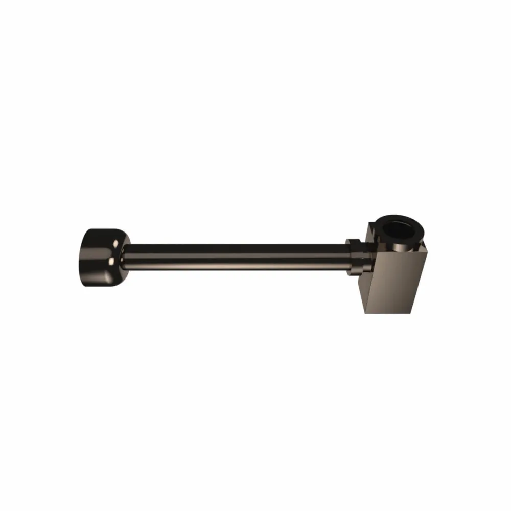 **JUSQU'À ÉPUISEMENT DES STOCKS** Bonde carrée avec siphon intégré – Nickel poli