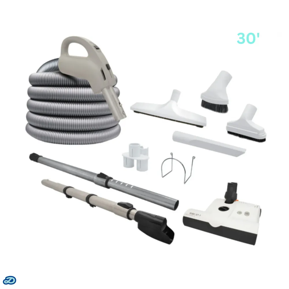 Kit d'accessoires électriques 110/24 V Super Pack avec tuyau Super Flex et tête motrice (30')