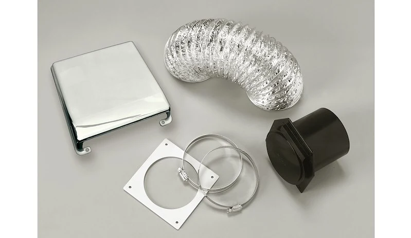 Kit d'installation pour ventilateur Splendide 07-0802 - Compatible Sécheuse DV6500X - Blanc
