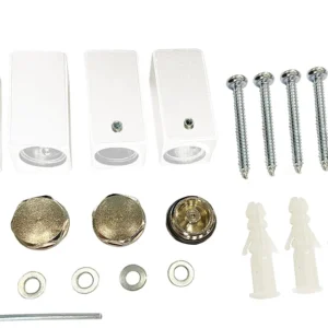 kit de fixation blanc pour radiateur décoratif Tower